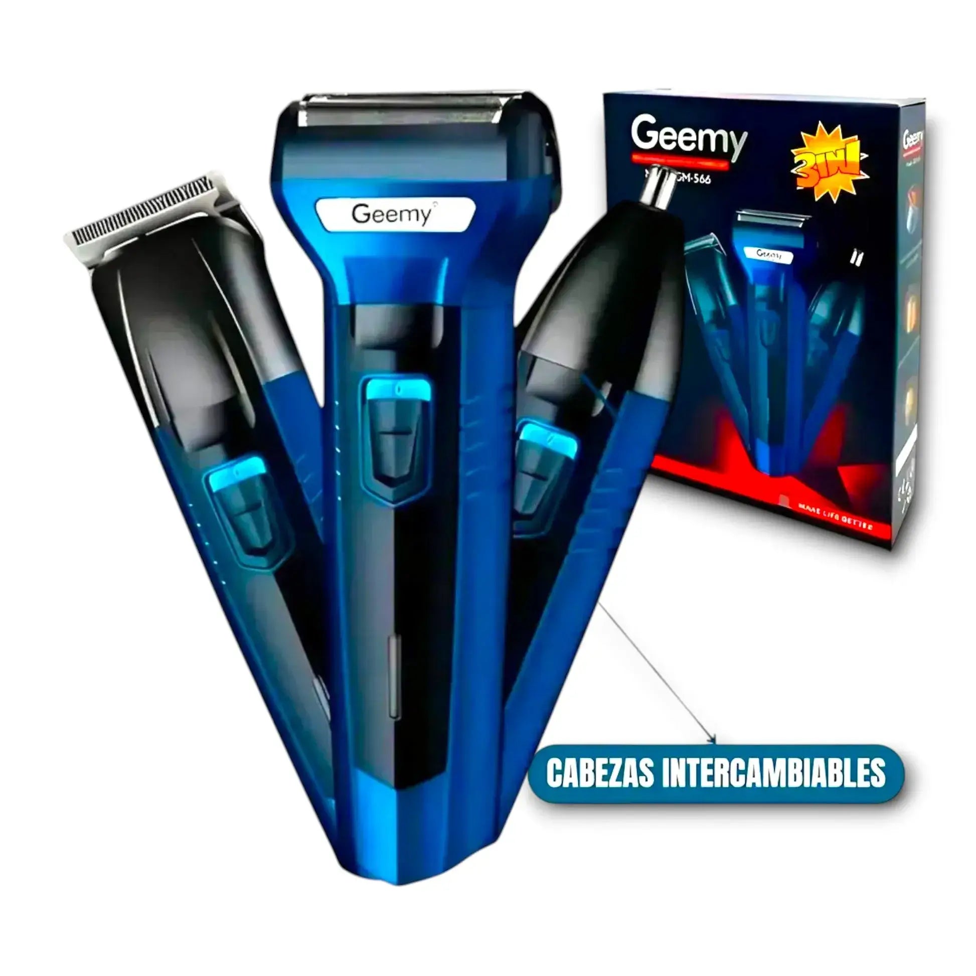 Afeitadora Eléctrica 3 en 1 - Depilación Perfecta Sin Dolor Ni Irritación ✨