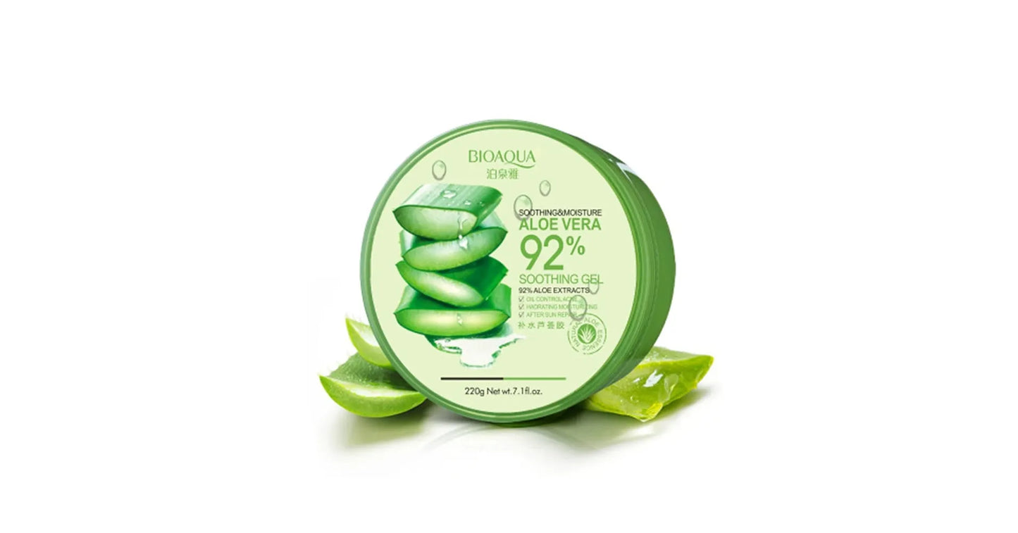 Mascarilla Gel Aloe Vera 300g - Hidratación Profunda y Piel Radiante 🌿